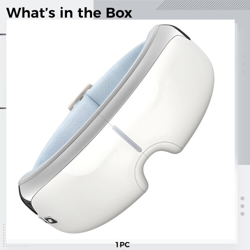 Heated Eye Massager With 42C Compression, Vibration, 5 Modes, USBC Charging, Foldable Design, Smart Timer 2