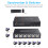 8 Ports USB KVM Switch Controller Metal Shell Plug & Play Black 4