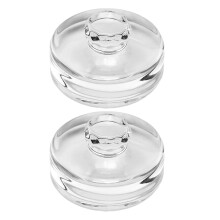2pcs Wide Mouth Mason Jar Fermentation Weights with Grip, Glass Weights for Sauerkraut and Kimchi