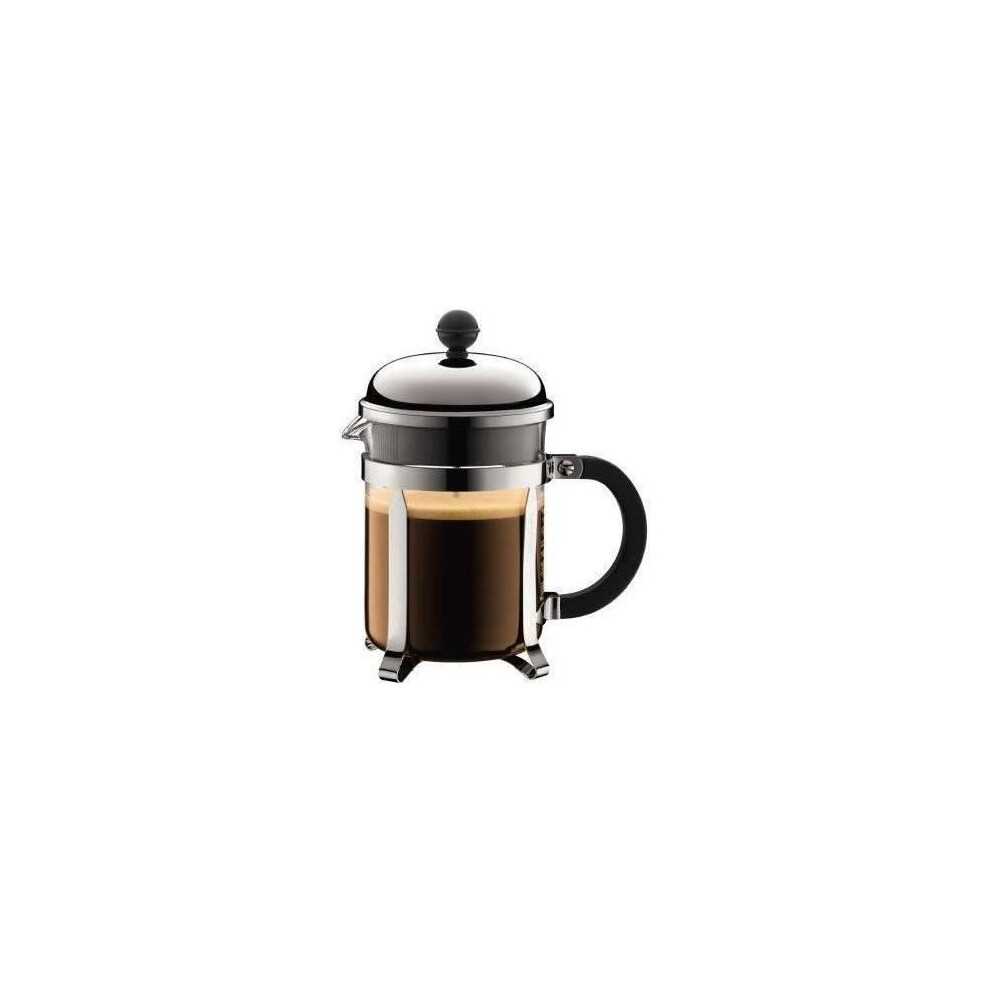 Bodum Chambord - French Press Coffee Maker, 4 Cups, 0.5 L, Stainless Steel