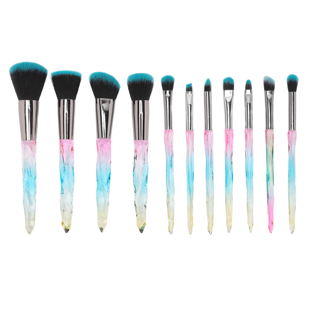 Sparkling Handle Makeup Brushes, Professional Makeup Brushes With Silky Soft Bristles For Precise Application, Stylish And Portable Design For Easy