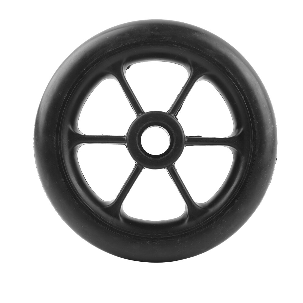Universal 6IN Narrow Wheelchair Wheels Set, Labor Saving Design Durable ABS Wheel Hub Metal Ball Bearings Environmentally Friendly Rubber Material Ea