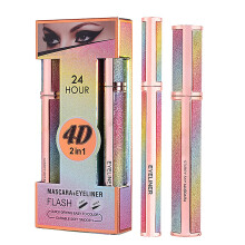 Ultimate Eye Definition, Natural Mascara & Eyeliner Set, Hypoallergenic & Clump-Free, Long-Lasting Wear, Water Retention Design, Precise Line