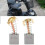 Replacement Carbon Brush, Good Conductivity, Non-Toxic Material, Designed For Mobility Scooter, High Reliability, Multiple Types Available 4