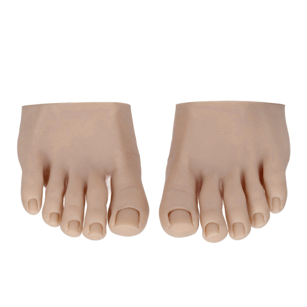 Portable Silicone Tattoo & Nail Art Pedicure Practice Foot Model