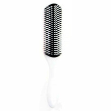 Klassische Haarbürste mit Kissenformung, neun Reihen ergonomisches Design mit Massageeffekt, Nylonstifte für alle Haartypen, antistatisches