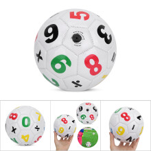 Kids Sports Soccer Ball Size 2 - Outdoor Football with White Number Soft Touch