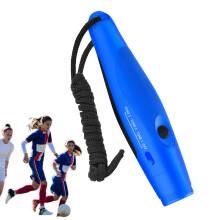 Electronic Whistle Three Tone Adjustable Volume Portable Outdoor Survival Canine Hiking Blue