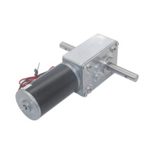12V DC Gear Motor Torque Worm Gearbox Reversible Drive 260 RPM for DIY and Robotics