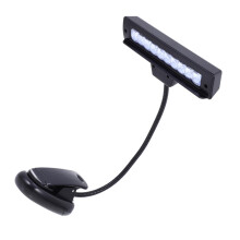 Adjustable Music Stand Light Clip On LED Reading Lamp USB Rechargeable Dimmable Eye Protection