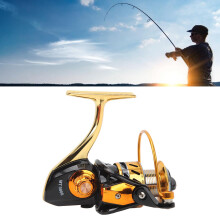 MT3000 Goldene Metall-Fischrolle, 5,5:1 Übersetzung, 245m Schnurkapazität