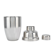 350ML Stainless Steel Cocktail Shaker - Silver Drink Mixer for Home & Bar