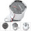 Motorcycle Retro Style Digital Mile Meter Speedometer Universal 60mm 3