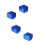 4 pezzi di mini dissipatori blu per TMC2100/2208 LV8729 3