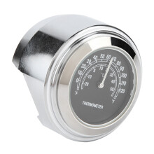 22-25mm Motorcycle Temp Dial Gauge Handlebar Mount Waterproof Thermometer