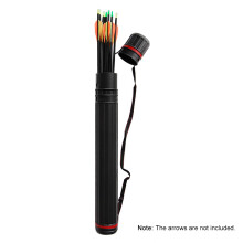 Telescopic Archery Arrow Case Tube with Adjustable Strap, 63-110cm