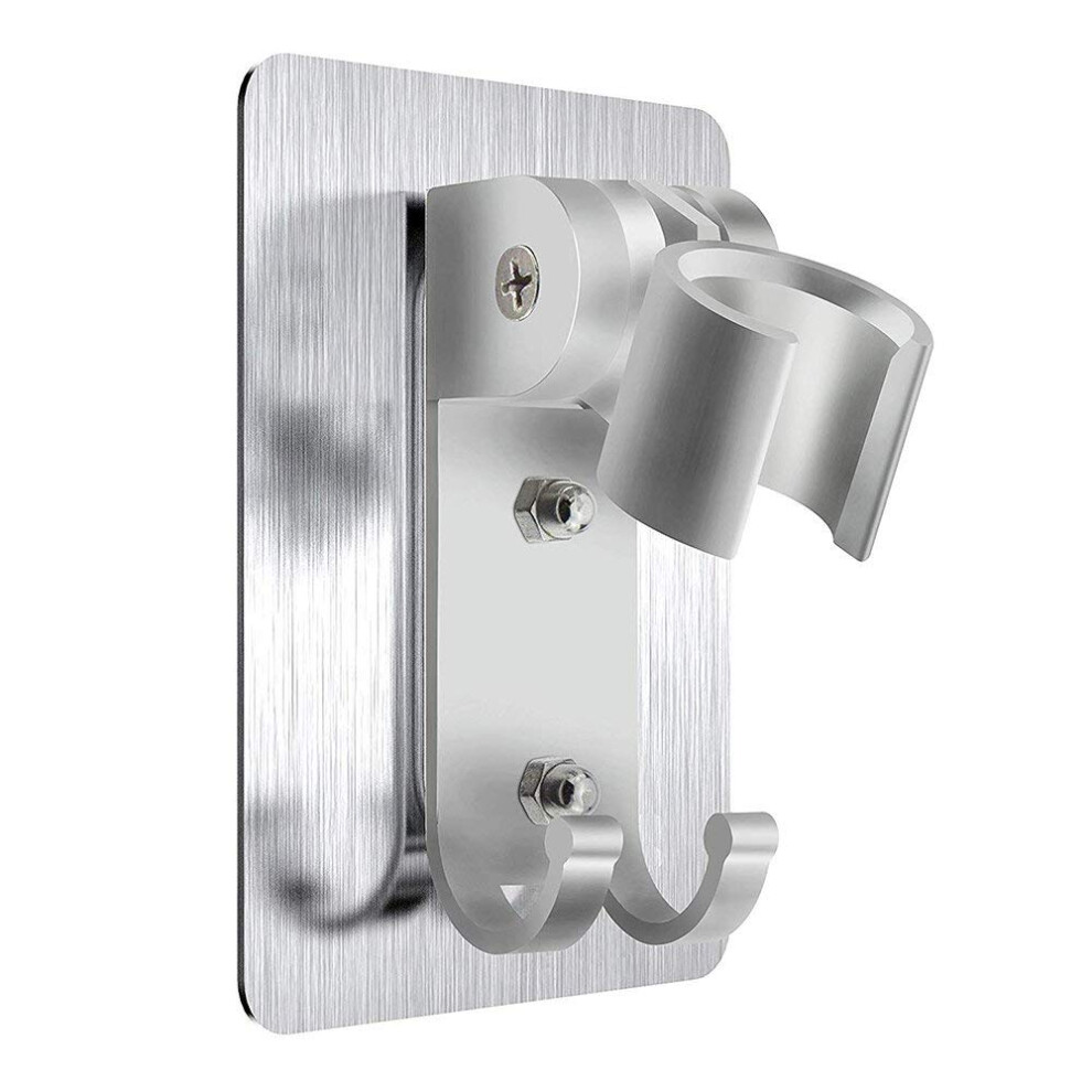 360 Degree Rotatable Shower Head 3 Modes Watercontrol Button Pressure Watersaving Rain Shower, Shower Head Holder 9094768626160