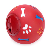 Hundetrainingsspielzeug, Vinyls,-Roter Durchmesser ca. 7,5 cm