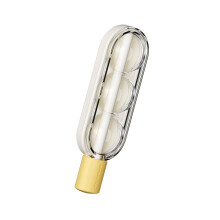 Silicone Popsicle Mold Food Grade Reusable Ice Lolly Maker for Kids and Adults Frozen Treats White