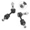Pair Front Stabilizer Bar Link K80278 Black for Ford F-150 2004-2005 1