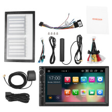 Car Stereo With HD Touch Screen Bluetooth Hands-Free Calling FM Radio Mirror Link Backup Camera And Rear View Function With Steering Wheel Remote