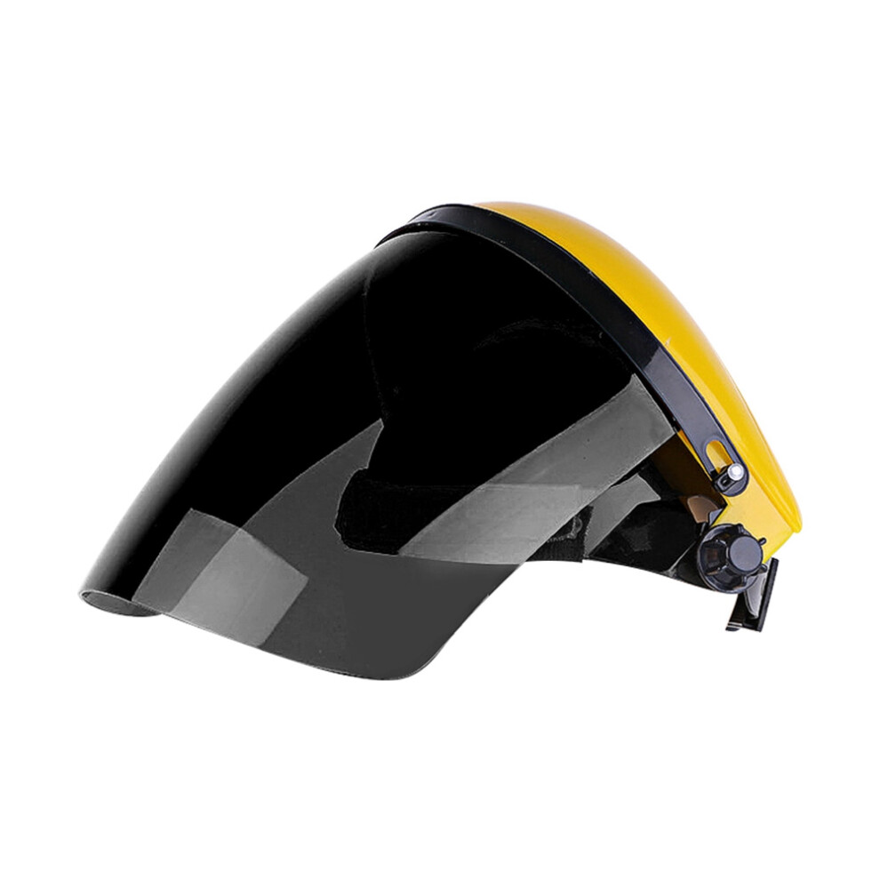High Impact Resistant Full Face Shield, Lightweight Maxview Gray Polycarbonate Lens For Chemical Liquid, Soot, Metal Splashes Protection, Ansi Z87.1 9324029726767