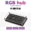 ARGB Hub Splitter 3Pin Extension Cable Addressable Lighting Connector 5V RGB Distribution Board Syncc Controller 3