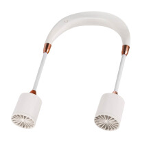Neck Fan USB Rechargeable 360 Wearable Cooling  Fan 3 Speeds Low Noise for Travel