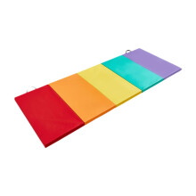 Folding Gym Mat 4cm Thick Non Slip Exercise Mat with Carry Handles for Home Workout Yoga Pilates
