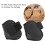 4pcs Lightweight Adjustable Black Horse Tendon Boots Set (M) 6