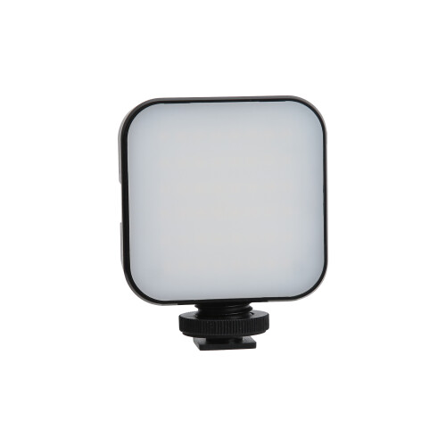 Battery Powered LED Light With Universal Shoe Mount LED Light Kit Interlocking Design Dimmable LED Light High Power Panel Hot Shoe Mount For Vloggers