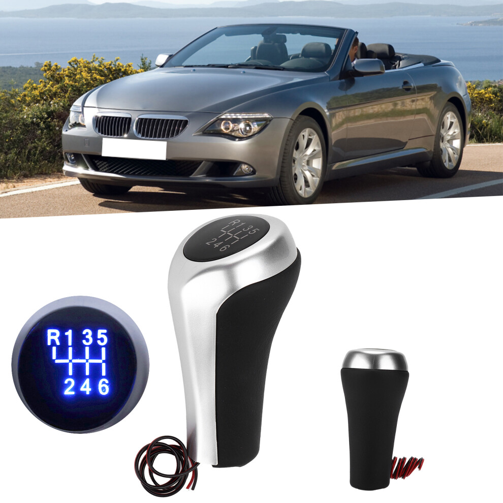 6 Speed Gear Shift Knob Matte Style With Replacement For Bmw E60 E61 Light 4951377901277
