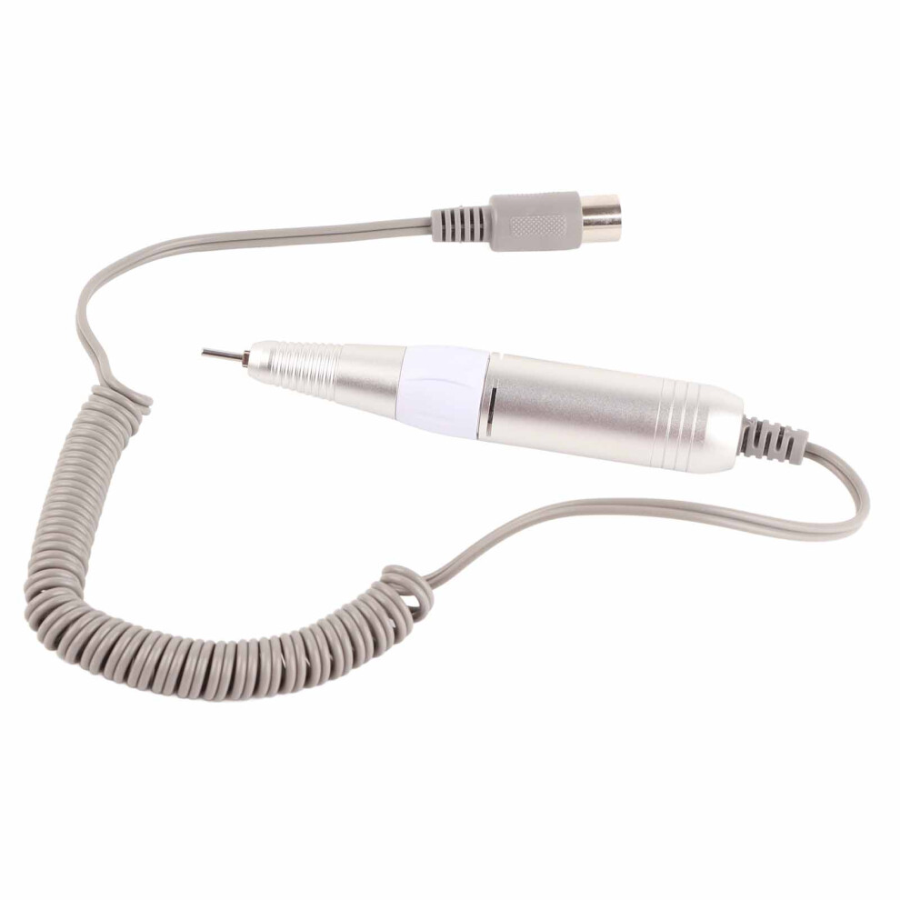 White Electric Nail Drill Pen With Handle Polishing & Replacement Handpiece