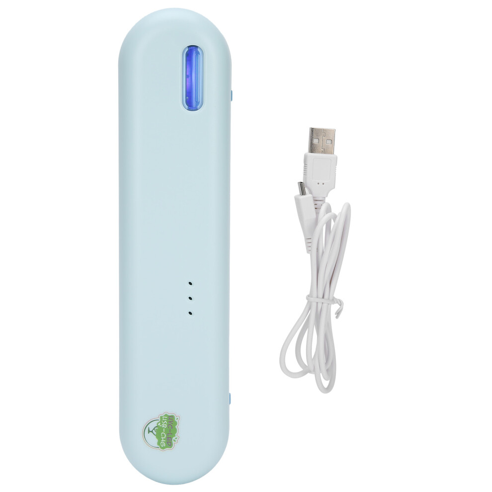 UV C LED Toothbrush Sanitizing Case, Portable Rechargeable Brush Cleaner With Automatic Operation And Efficient Germ Removal For Home Or On-The-Go