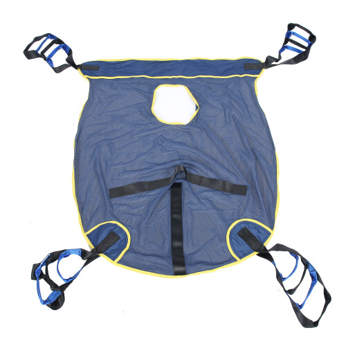 Ergonomic Sling Design, Universal Compatibility For Versatile Use, Commode Opening Sling Facilitates Hygiene, Breathable Mesh Material Keeps Patients