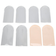 Comfort Half Foot Pads for Men Women, Medical Grade Silicone Gel with Honeycomb Design, Non Slip Design Leg Length Discrepancies, Sweat Absorbent Fab