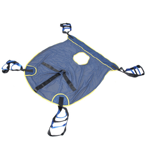 Ergonomic Sling Design, Universal Compatibility For Versatile Use, Commode Opening Sling Facilitates Hygiene, Breathable Mesh Material Keeps Patients 1