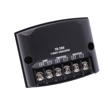 Auto 2-Wege Frequenzteiler 12V 60W Kondensatoren Schwarz Universell für Lautsprecher