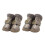 Chaussons de pluie imperméables pour animaux de-Argent 3 1
