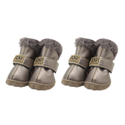 Chaussons de pluie imperméables pour animaux de-Argent 3