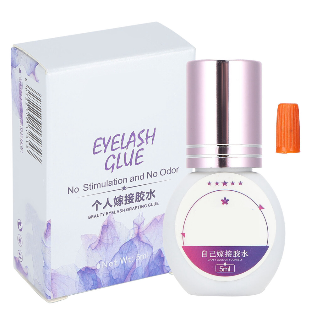 Quick Drying Lash Glue For Eyelash Extensions Long Lasting Waterproof And Low Irritation With Strong Stickiness And Natural Comfort (5ML)