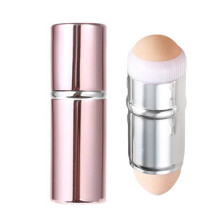 Portable Volcanic Stone Oil Blotter, Reusable And Convenient, Instant Oil Absorption, Fine Brush For Precise Makeup Application, Perfect For Oily
