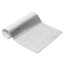 Heat Shield Mat for Automotive Use, High Temp Protection Blanket with Reflective Surface and Woven Silica Core, Aluminized Heat Shield for Exhaust