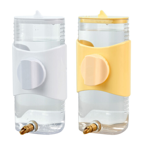 Distributeur d'eau de 300ml, bouteille à suspendre, Type-Jaune 1