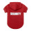 Sweat à capuche pour chien, pull imprimé de sécurité,-Rouge XL 1