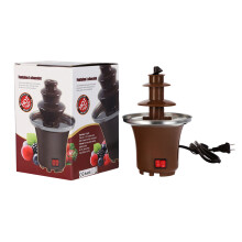 3-Layer Chocolate Fountain 24-inch Household Chocolate Melt Fondue Easy to Use