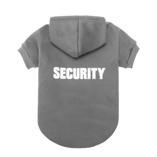 Sweat à capuche pour chiens de taille moyenne et grande,-Gris S