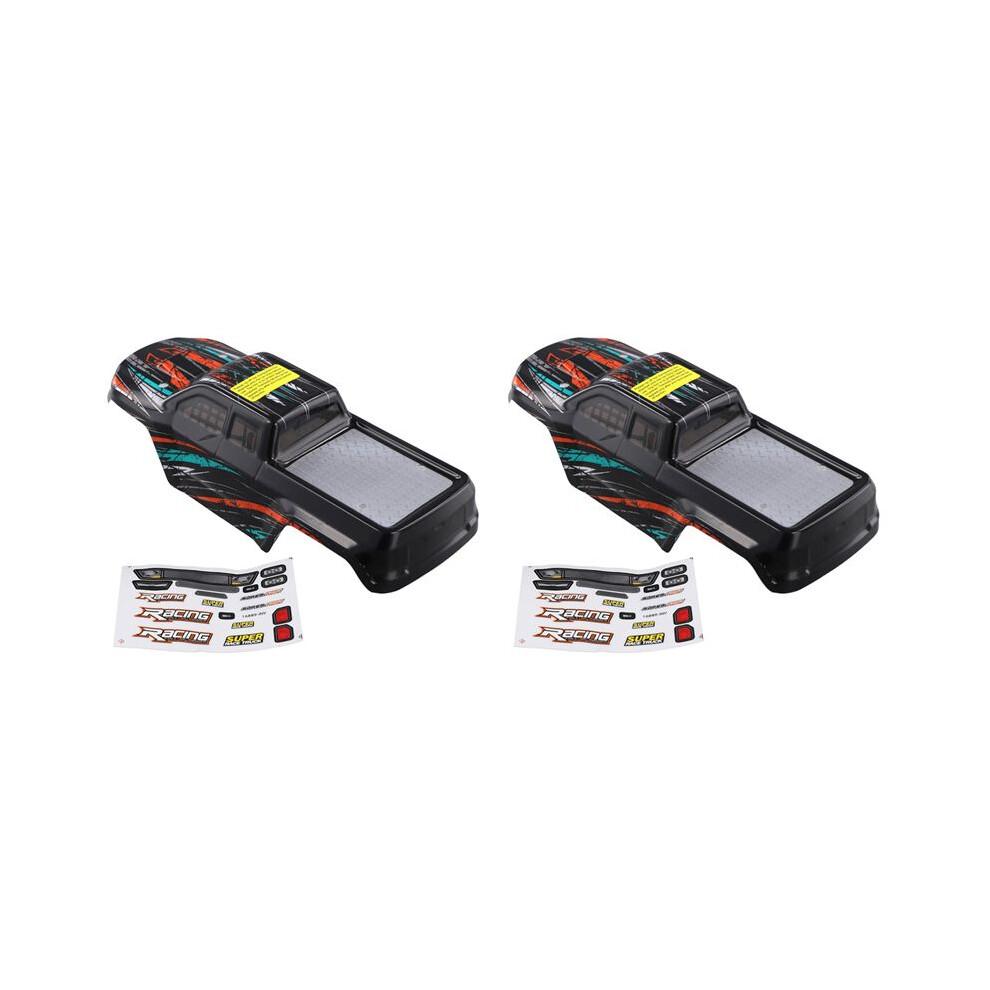 2X For Hbx 16889 16889A 16890 16890A Sg1601 Sg1602 Rc Car Body Shell And Sticker B004-Inv 1/16 Rc Car Parts A 6034259375743