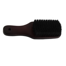 Mustache Grooming Brush with Wooden Handle Elastic Hair for Precise Styling