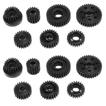 2X Metal Steel Transmission Gearbox Gears Set for YiKong YK4082 YK4102 YK4103 Absima Sherpa RC Crawler Car Upgrade Parts